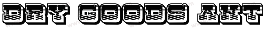 Dry Goods Antique JL字体转换